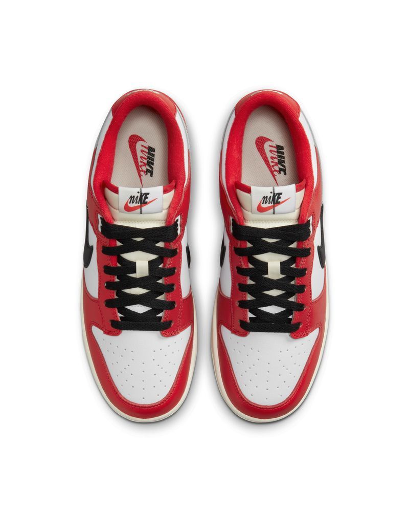 Nike Dunk Low Retro PRM Red White Men s Shoes EKINSPORT