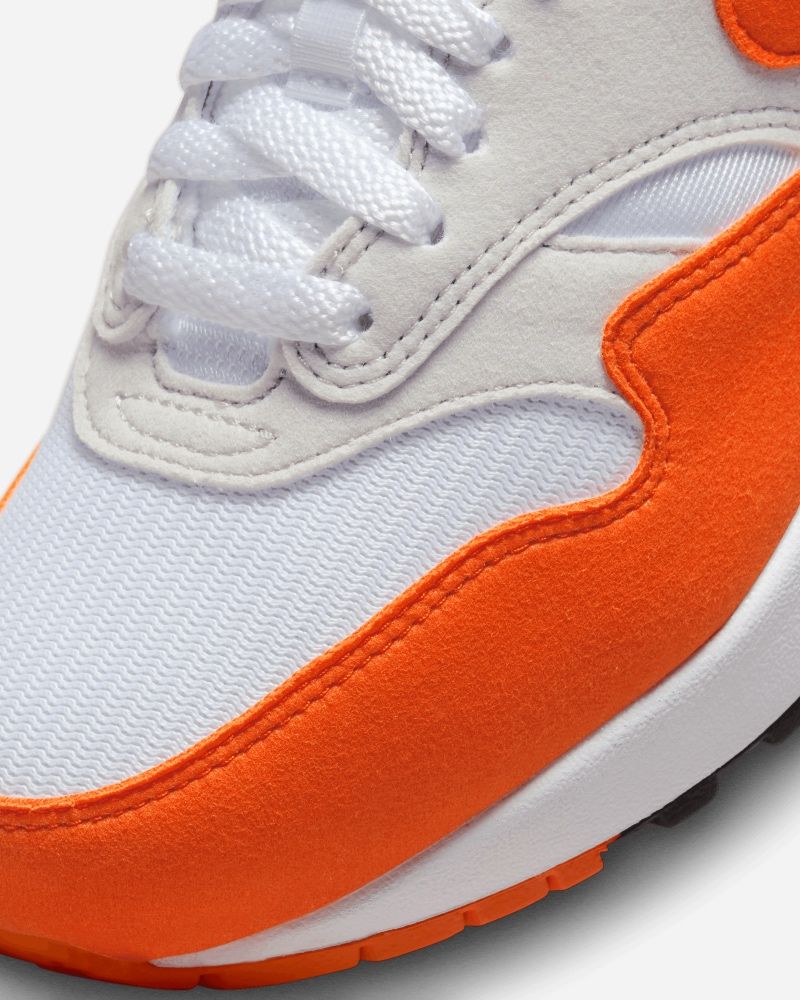 chaussures nike air max 1 87 gris et orange femme dz2628 002