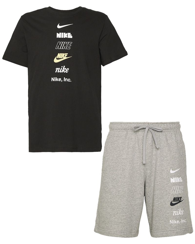 Kit Nike Sportswear for Men. T-shirt + Shorts