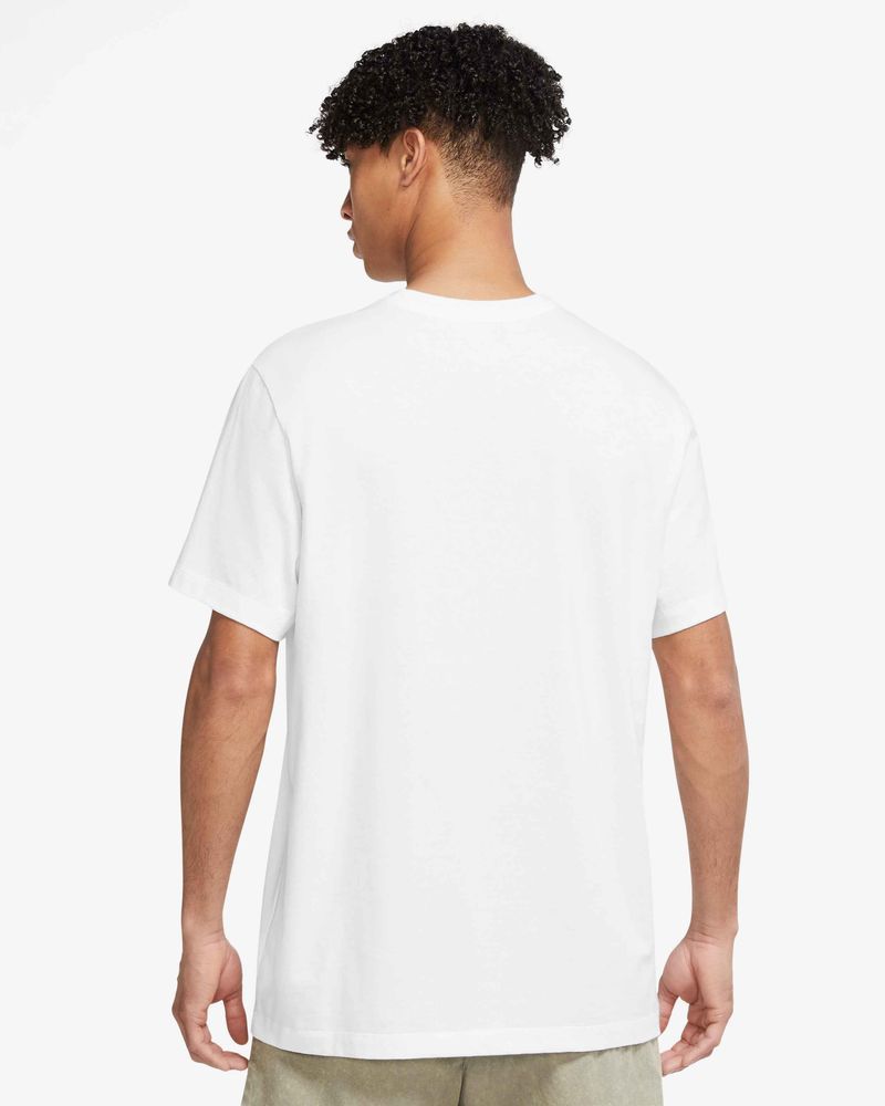 T shirt nike store air col blanc