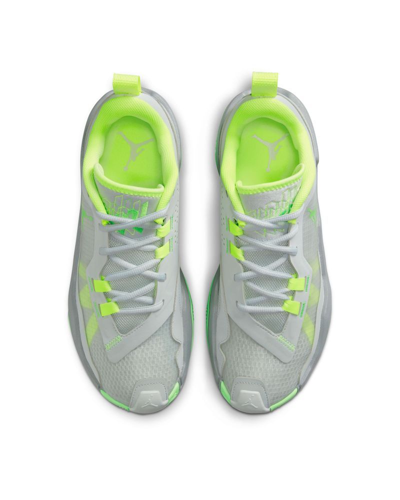 Jordan One Take 4 Grigio e Verde Scarpe da Basket Uomo EKINSPORT