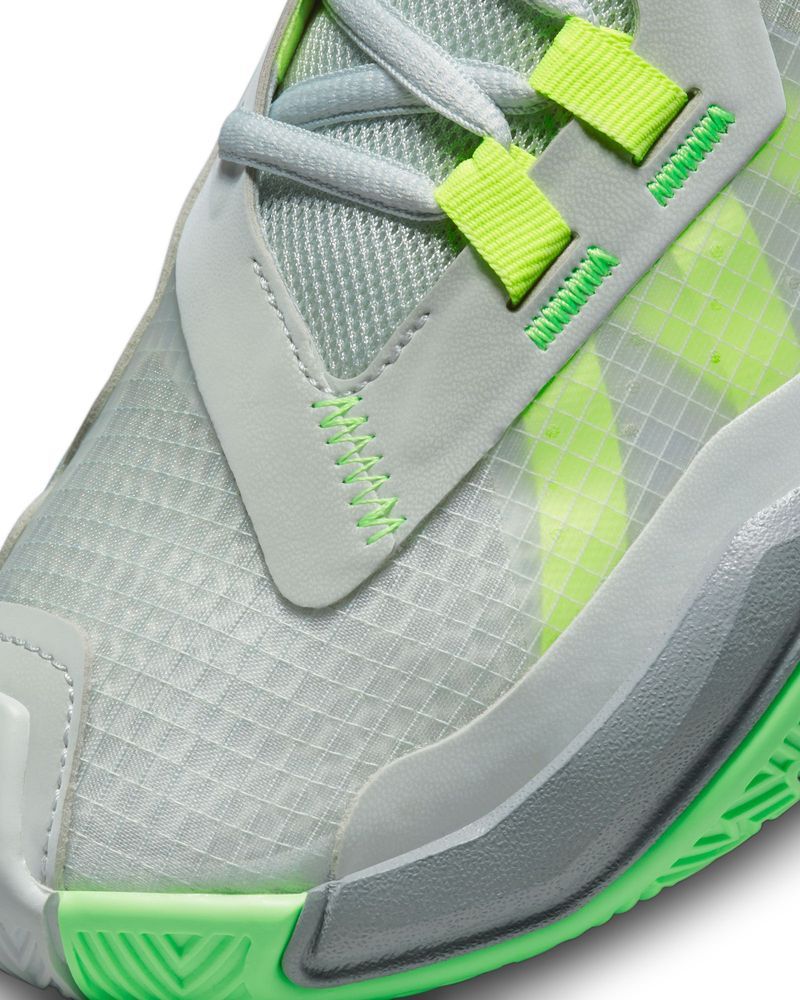 Jordan One Take 4 Grey Green Men s Basketball Shoes EKINSPORT