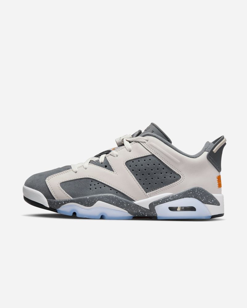Men s Air Jordan 6 Retro Low PSG Grey Beige Shoes EKINSPORT