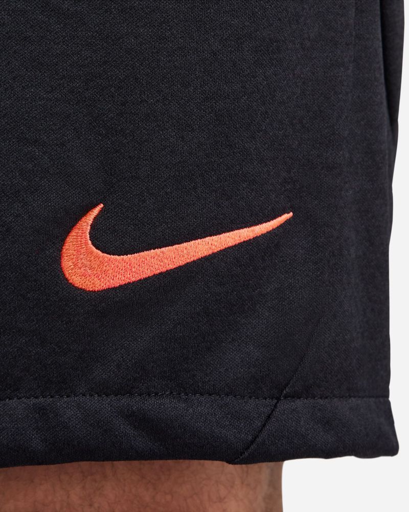 Black and store orange nike shorts