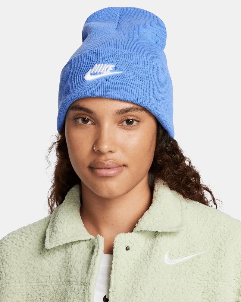 Bonnet Nike Peak Tall Cuff Futura Bleu pour Adulte
