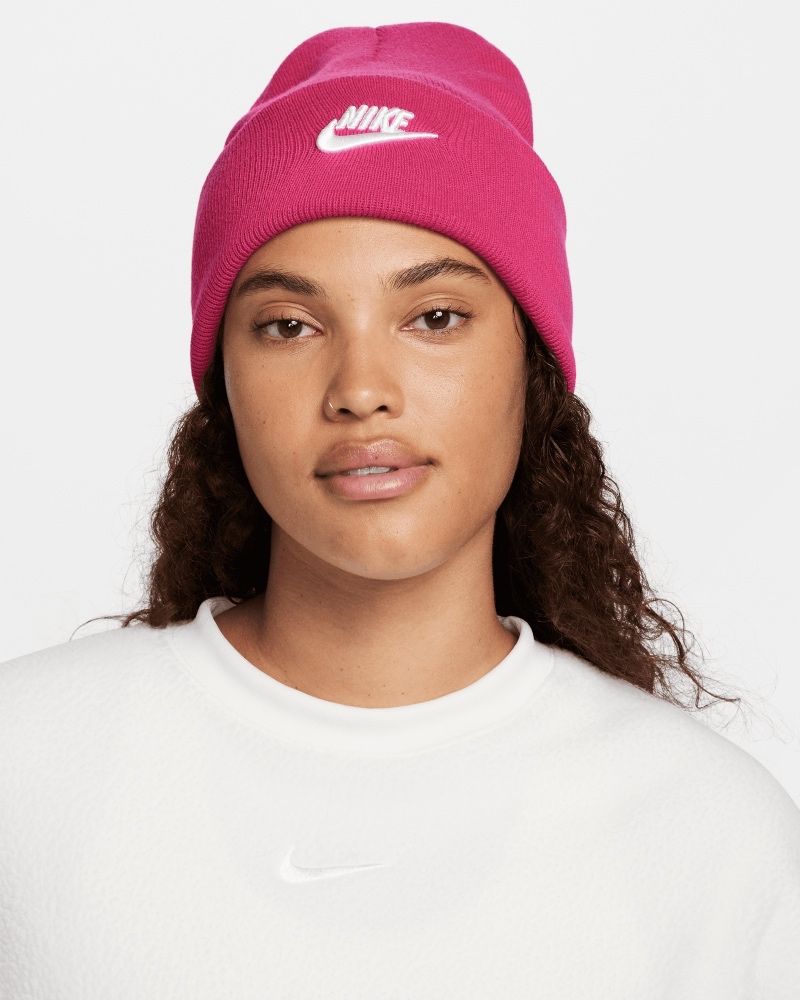 Bonnet Nike Peak Tall Cuff Futura Rose pour Adulte