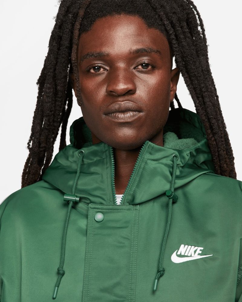 Nike green sales parka