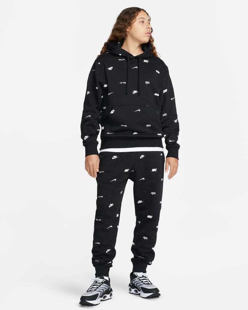 Nike sweatpants with deals swoosh all over