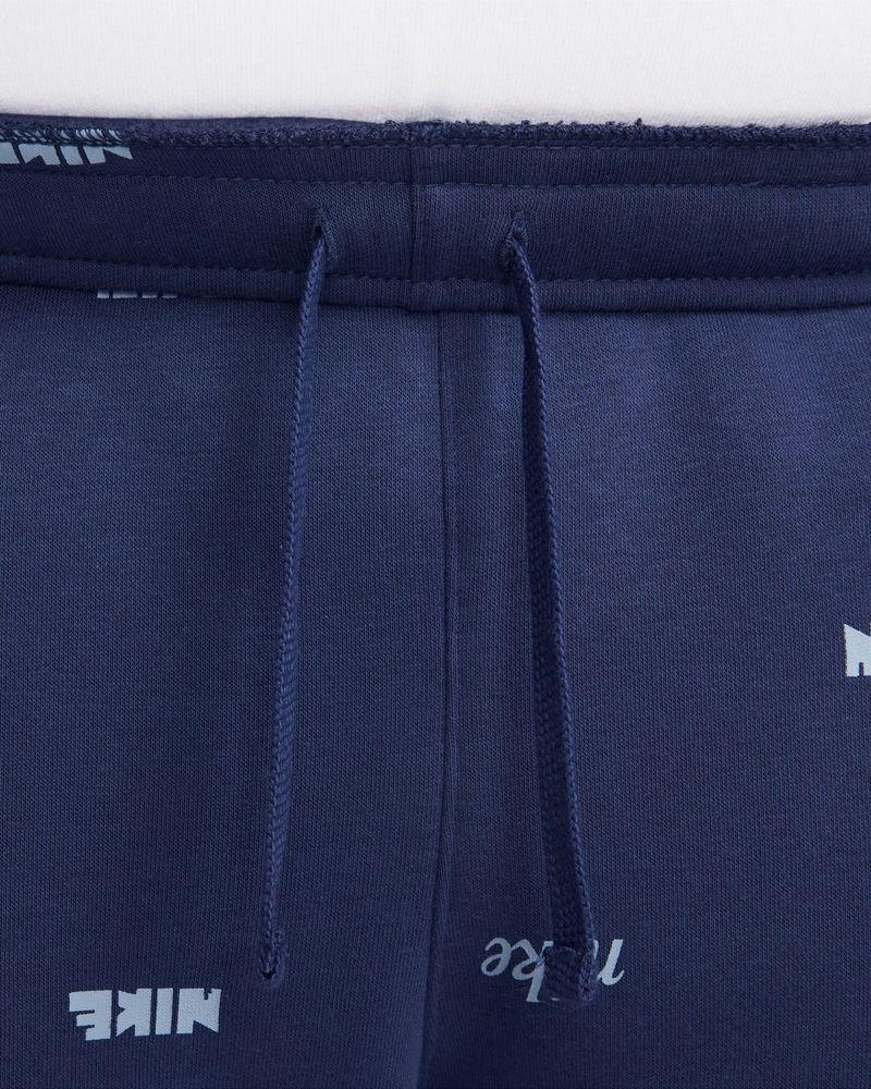 Men s Nike Club Fleece Brushed Back Allover Print Jogging Socks