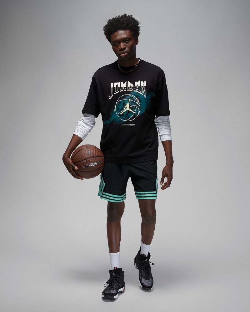 Short basket noir jordan discount