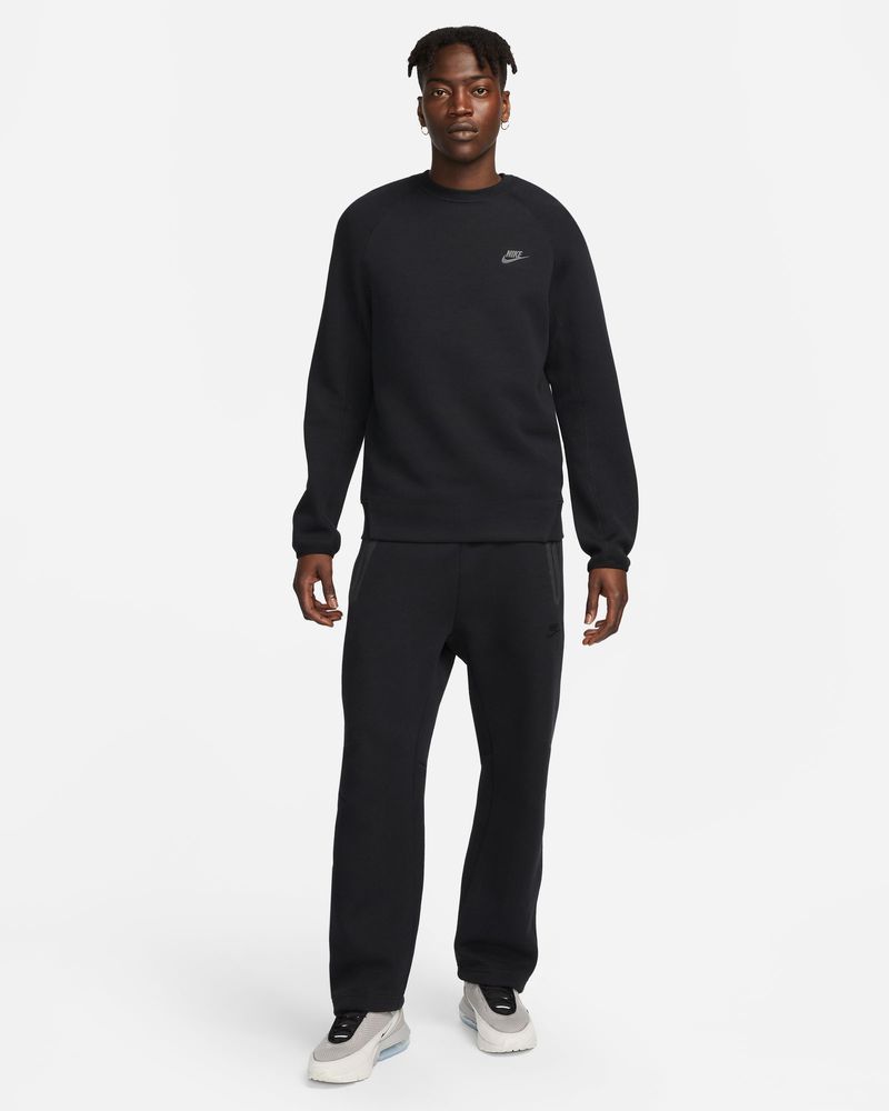 Sweat Noir Homme Nike Crew