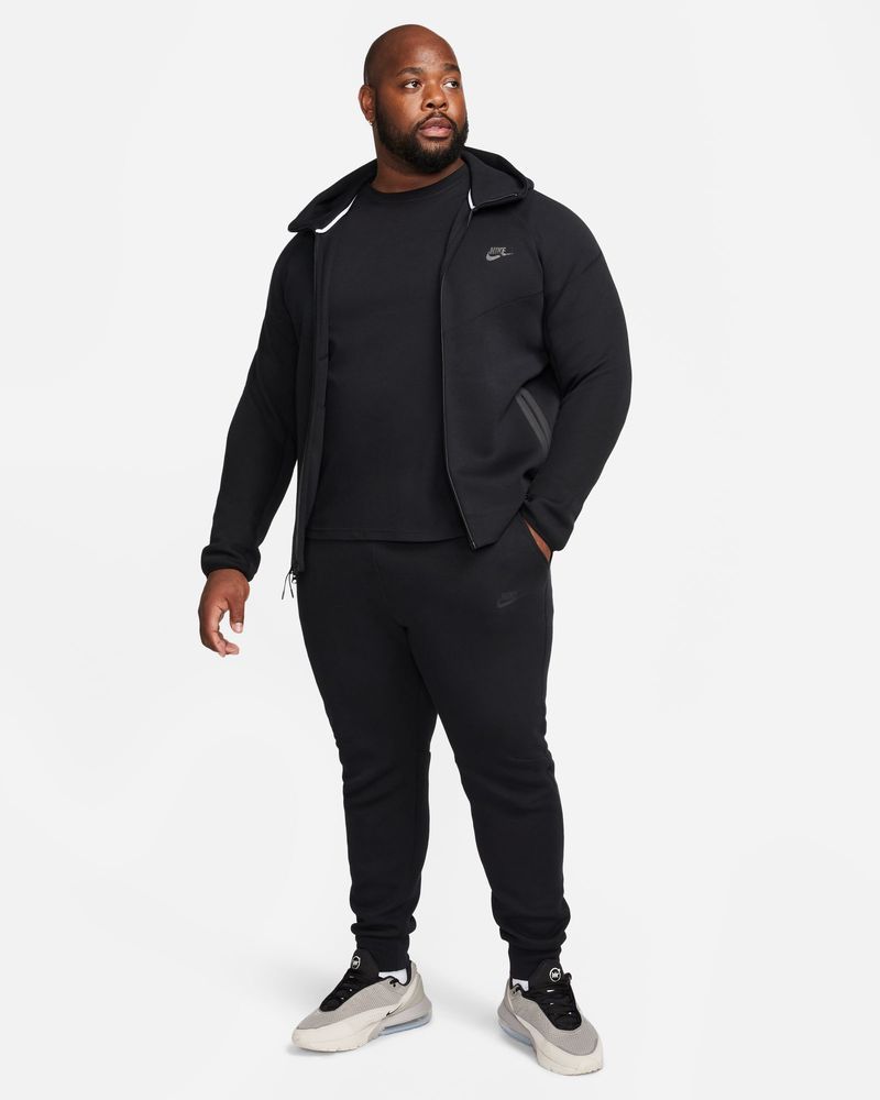 Casaco com capuz com fecho de correr Nike Tech Fleece Windrunner Preto para  homem