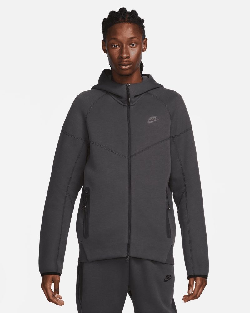 Veste à capuche Nike Tech Fleece pour homme - Noir/Noir - FB7921-010