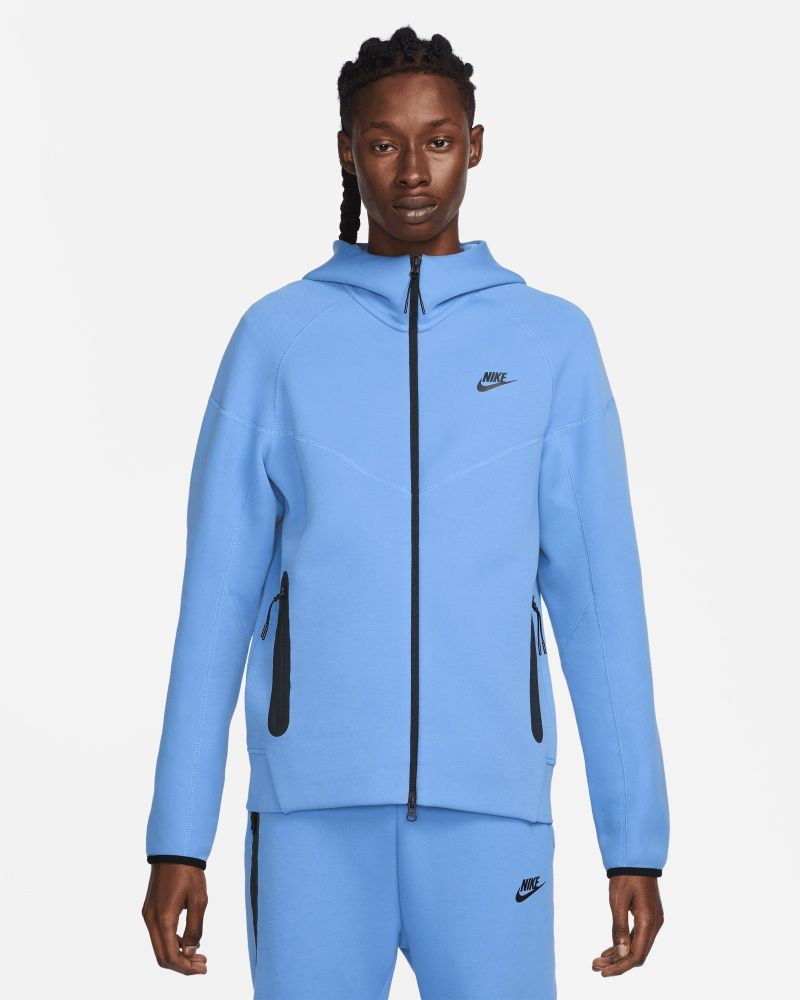 Sweat à capuche Zippé Nike Tech Fleece Windrunner Bleu Clair pour Homme