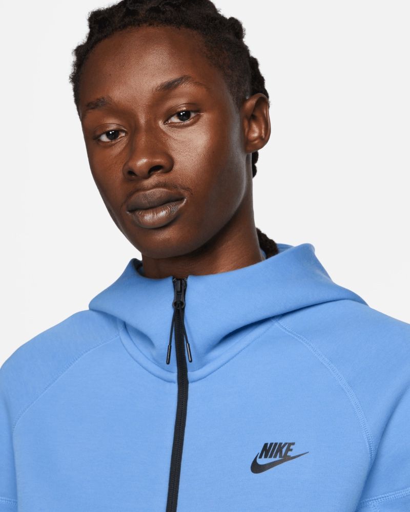 Sweat à capuche Zippé Nike Tech Fleece Windrunner Bleu Clair pour Homme ...