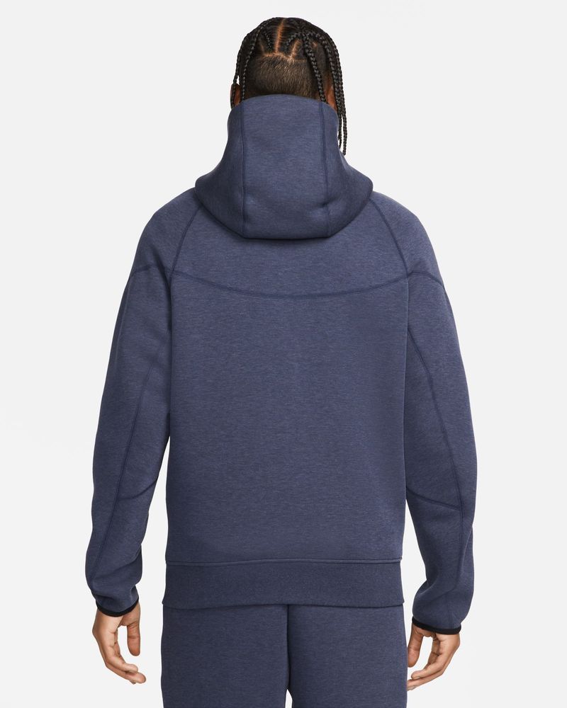 Camisola com capuz Nike Tech Fleece Windrunner Navy para homem