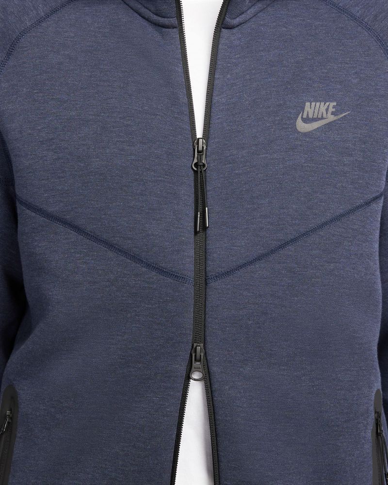 Camisola com capuz Nike Tech Fleece Windrunner Navy para homem