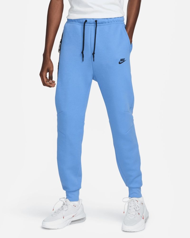 Calças de jogging Nike Tech Fleece Slim Fit azul celeste para