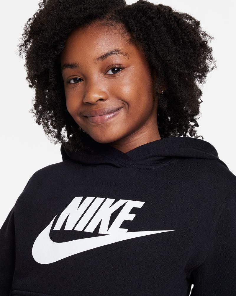 Sweat à capuche Nike Sportswear Club Fleece Noir pour Enfant - FD2988 ...