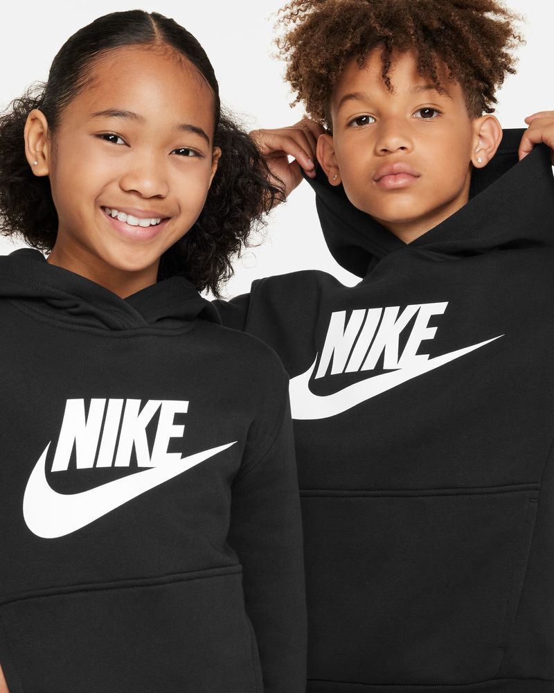 Pull nike noir shop enfant