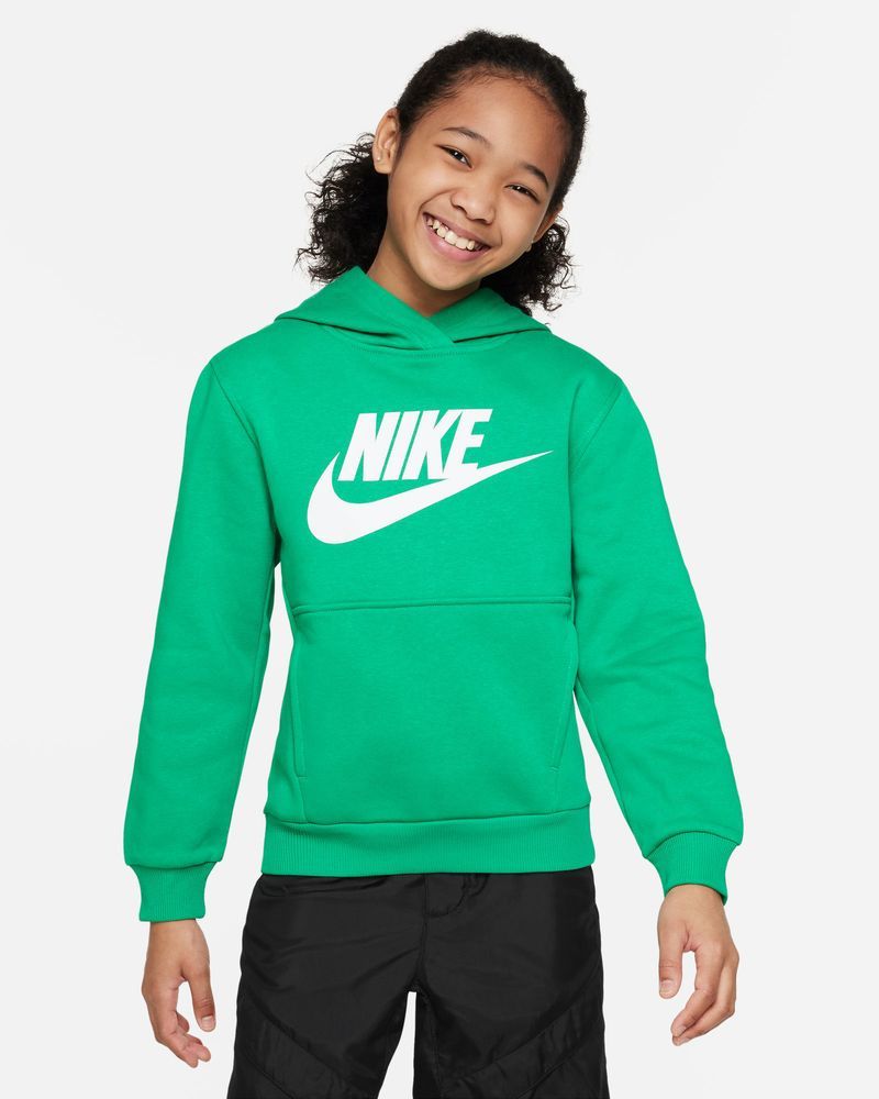 Green nike fleece hoodie clearance