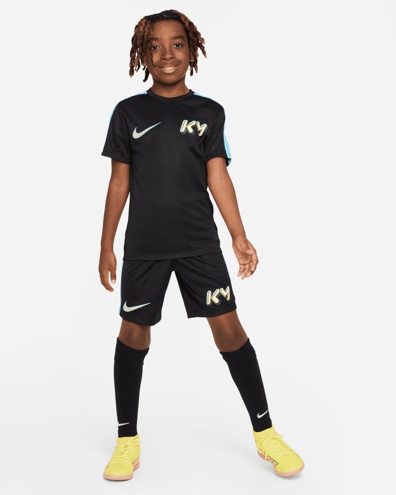 Maillot Kylian Mbappé Noir pour Enfant