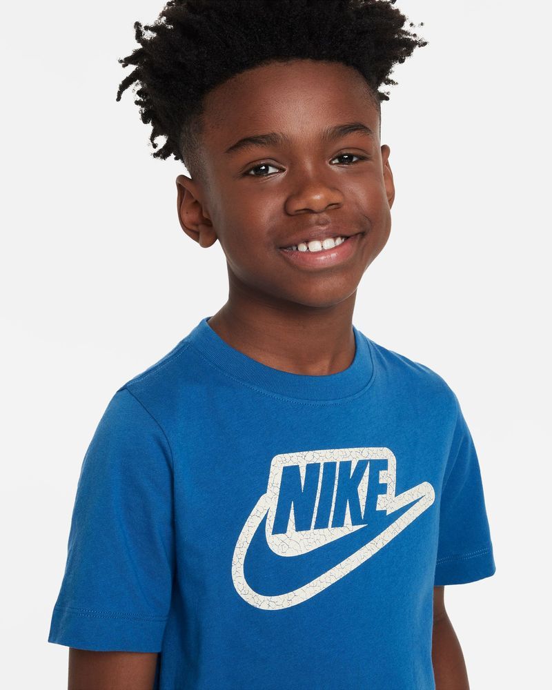 Maglietta Nike Sportswear da bambino blu FD3189 457 EKINSPORT