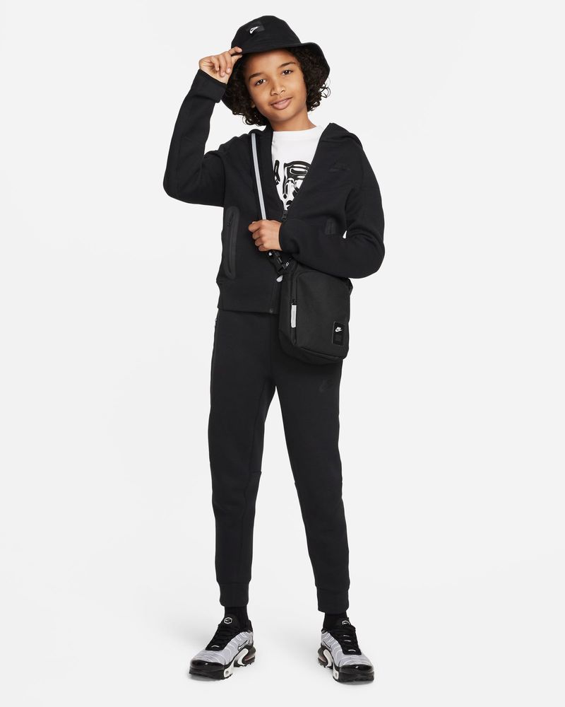 Sweat zippé à capuche Nike Tech Fleece Noir pour Enfant