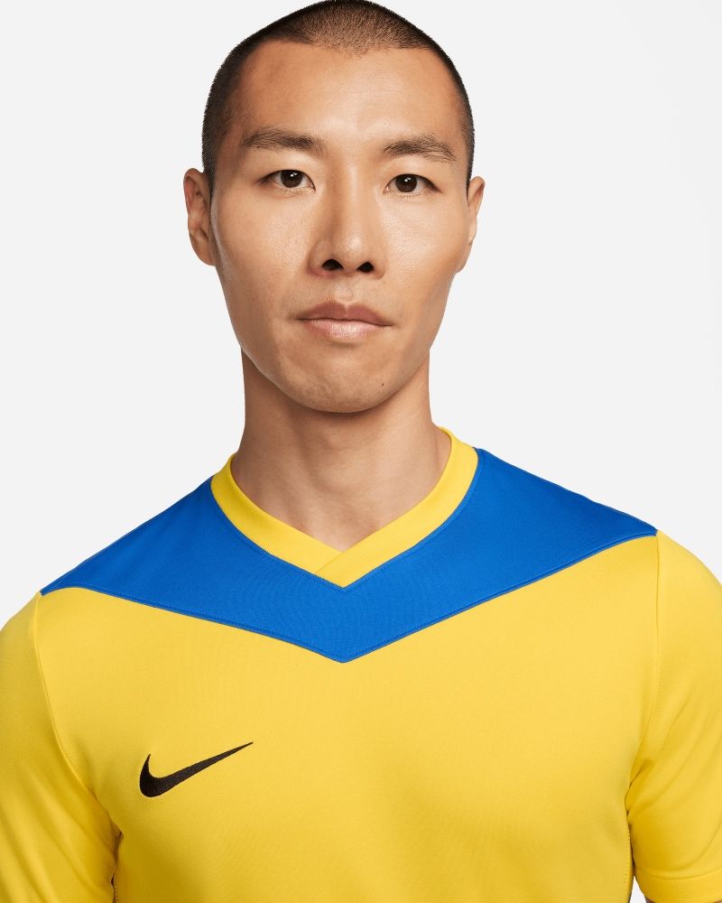 Men s Nike Park Derby IV Yellow Royal Blue Jersey EKINSPORT