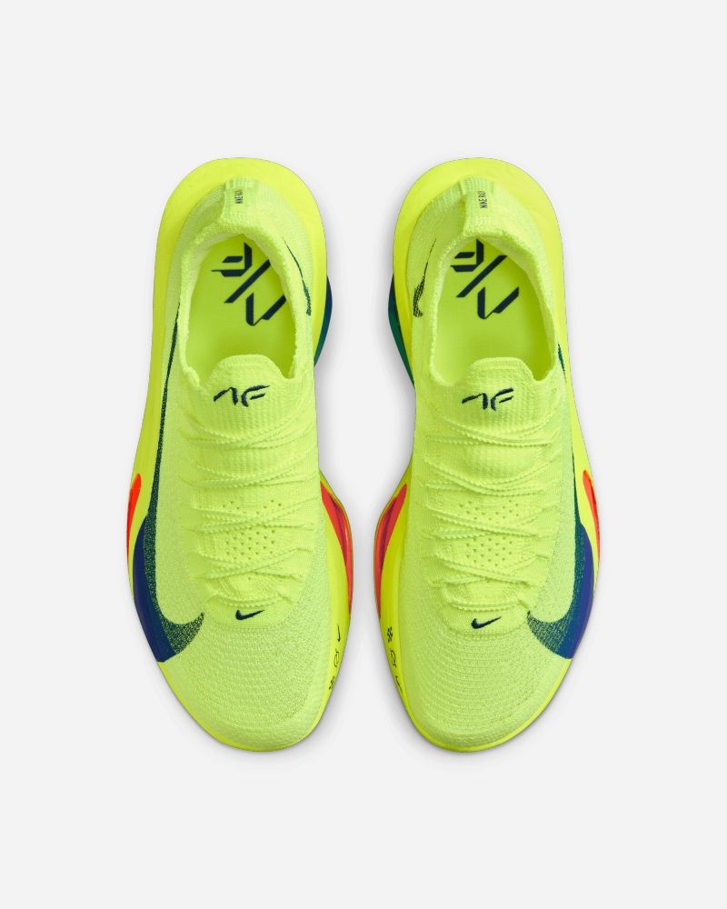 Nike top running jaune