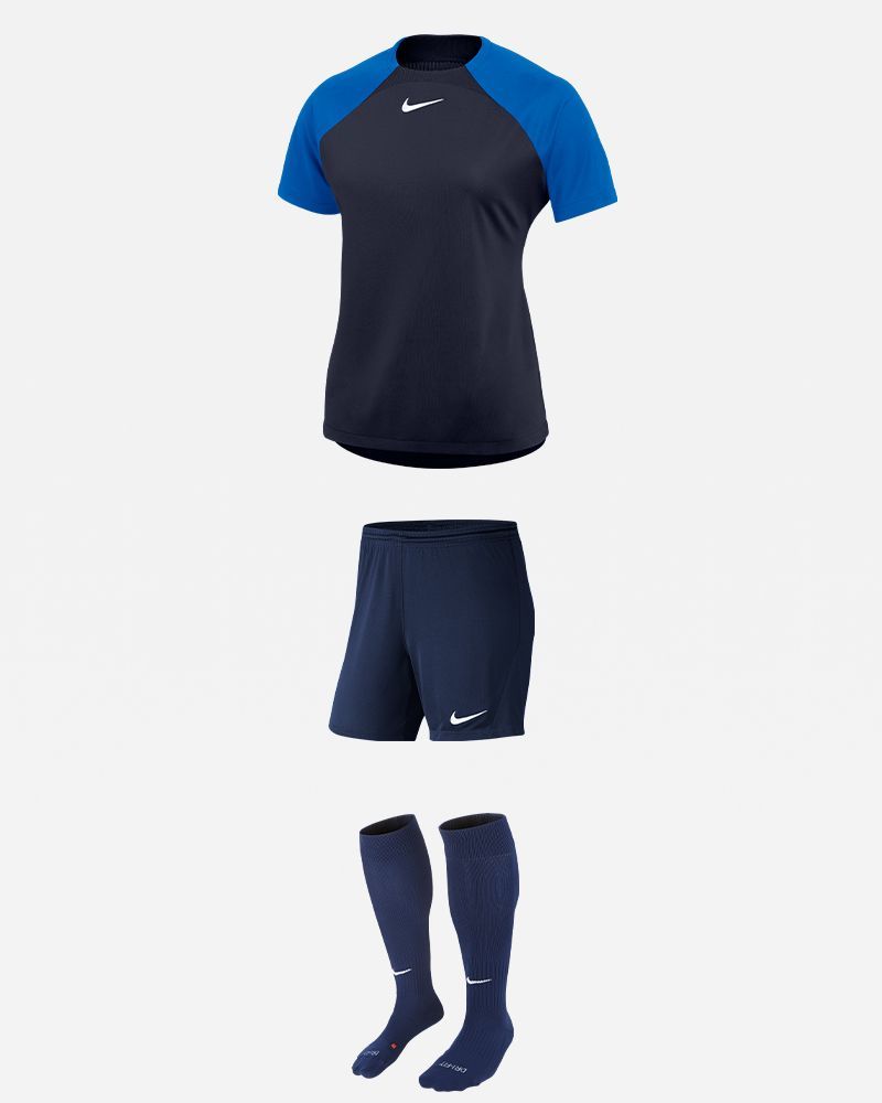 Pack Nike Academy Pro pour Femme. Maillot + Short + Chaussettes