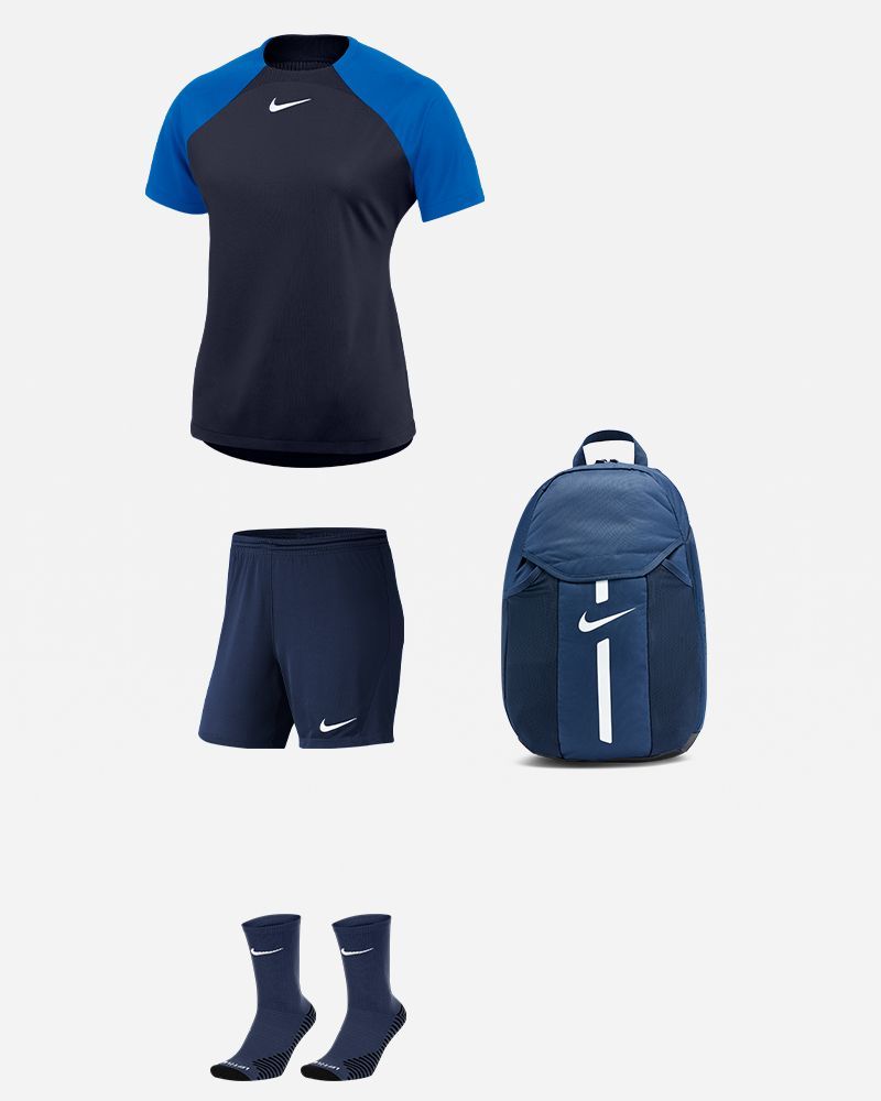 Pack Nike Academy Pro pour Femme. Maillot + Short + Chaussettes