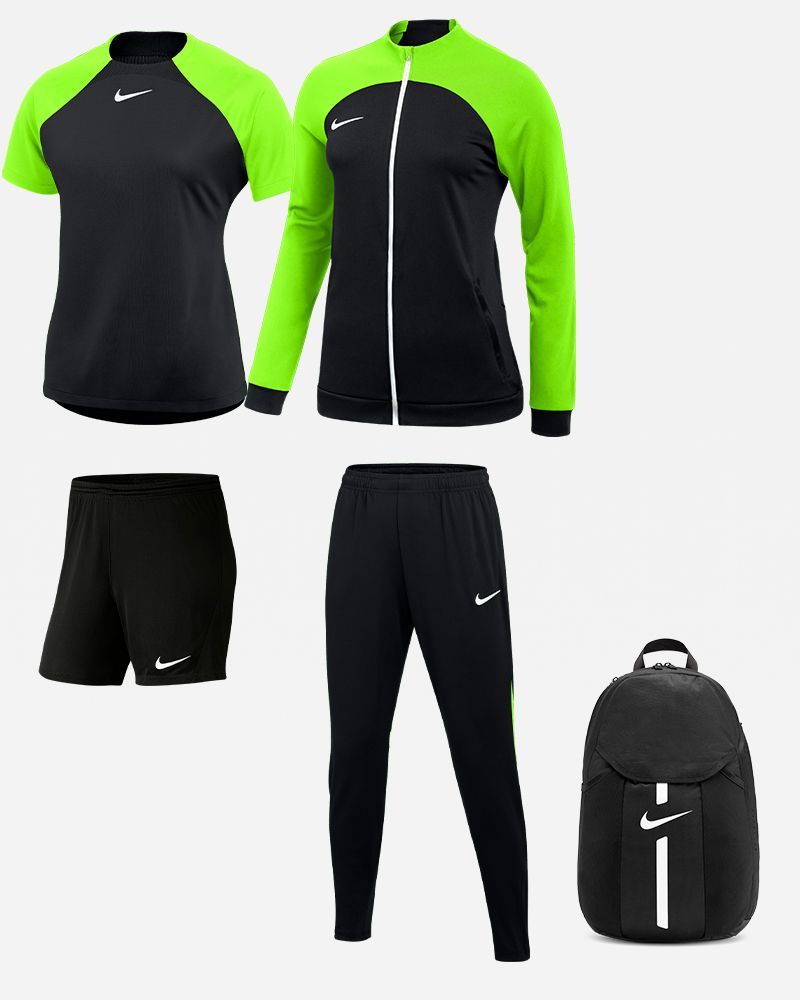 Kit Nike Academy Pro for Female. Track suit + Jersey + Shorts +