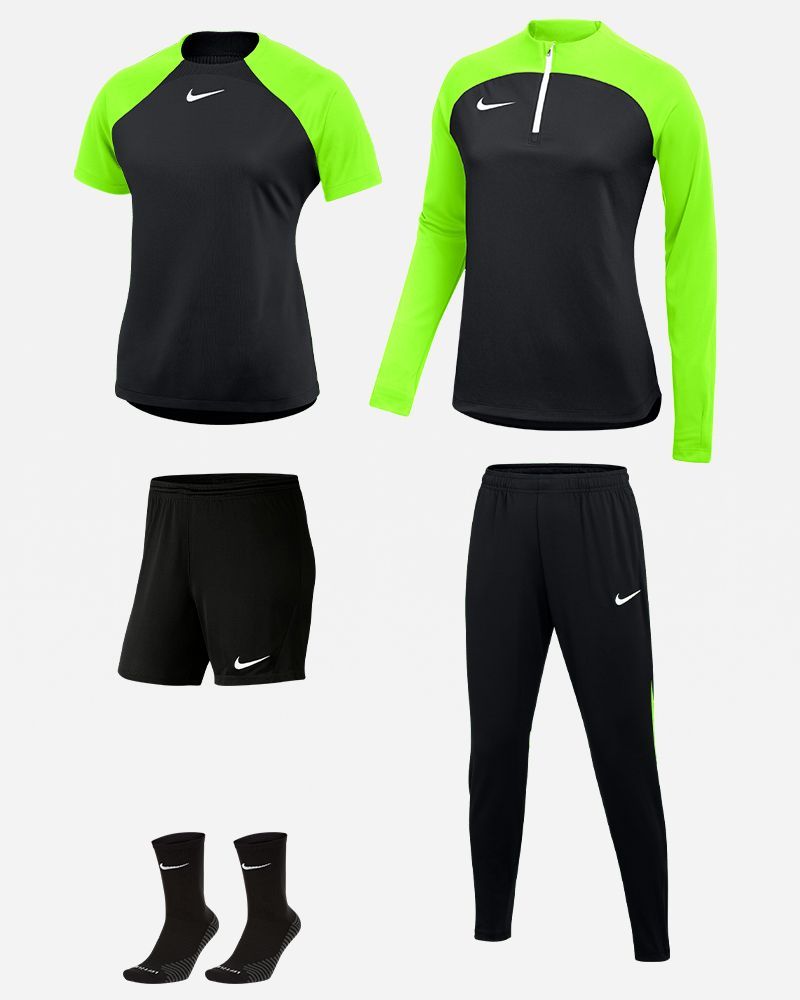 Ensemble Nike femme Pack 5 pièces Maillot Academy Pro Short Park III Chaussettes basse Squad Haut 1/4 zip Academy Pro Pantalon de survêtement Academy Pro DH9242 BV6860 SK0030 DH9246 DH9273