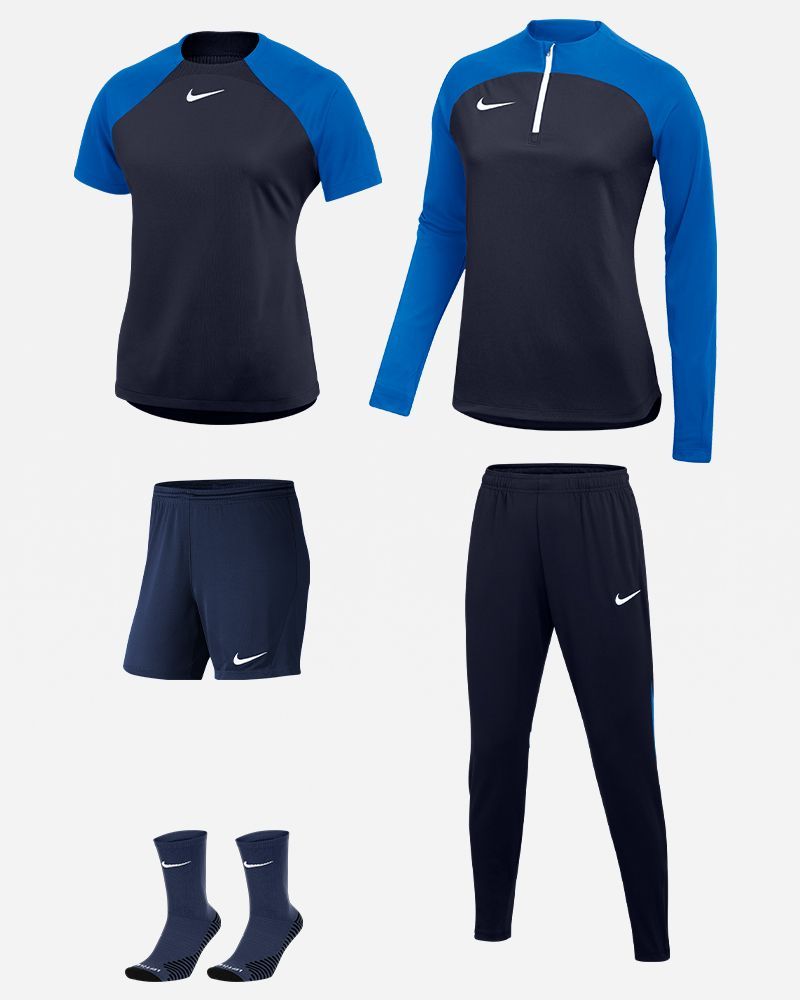 Ensemble Nike femme Pack 5 pièces Maillot Academy Pro Short Park III Chaussettes basse Squad Haut 1/4 zip Academy Pro Pantalon de survêtement Academy Pro DH9242 BV6860 SK0030 DH9246 DH9273