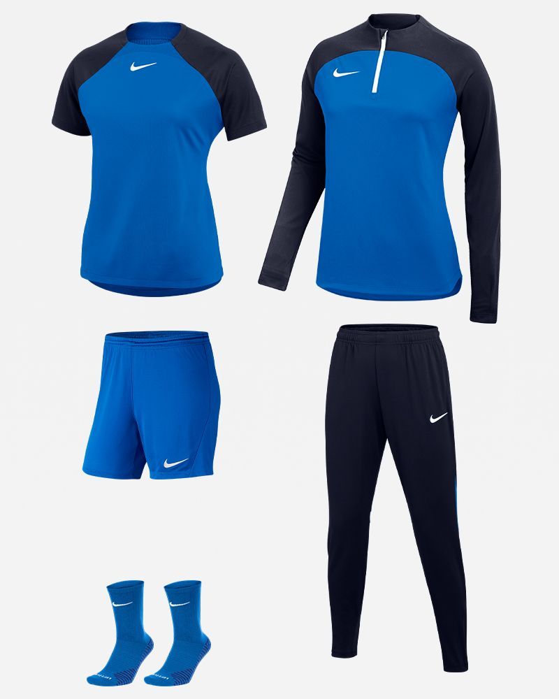 Ensemble Nike femme Pack 5 pièces Maillot Academy Pro Short Park III Chaussettes basse Squad Haut 1/4 zip Academy Pro Pantalon de survêtement Academy Pro DH9242 BV6860 SK0030 DH9246 DH9273