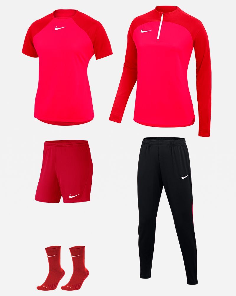 Ensemble Nike femme Pack 5 pièces Maillot Academy Pro Short Park III Chaussettes basse Squad Haut 1/4 zip Academy Pro Pantalon de survêtement Academy Pro DH9242 BV6860 SK0030 DH9246 DH9273