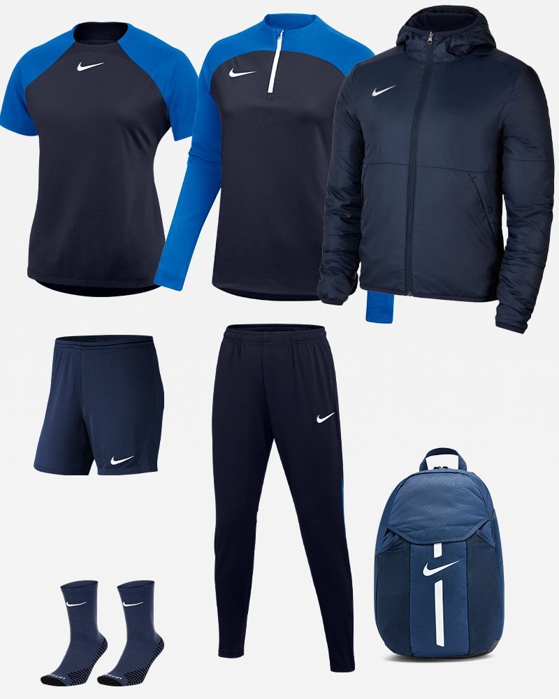 Kit Nike Academy Pro for Female. Track suit Jersey Shorts