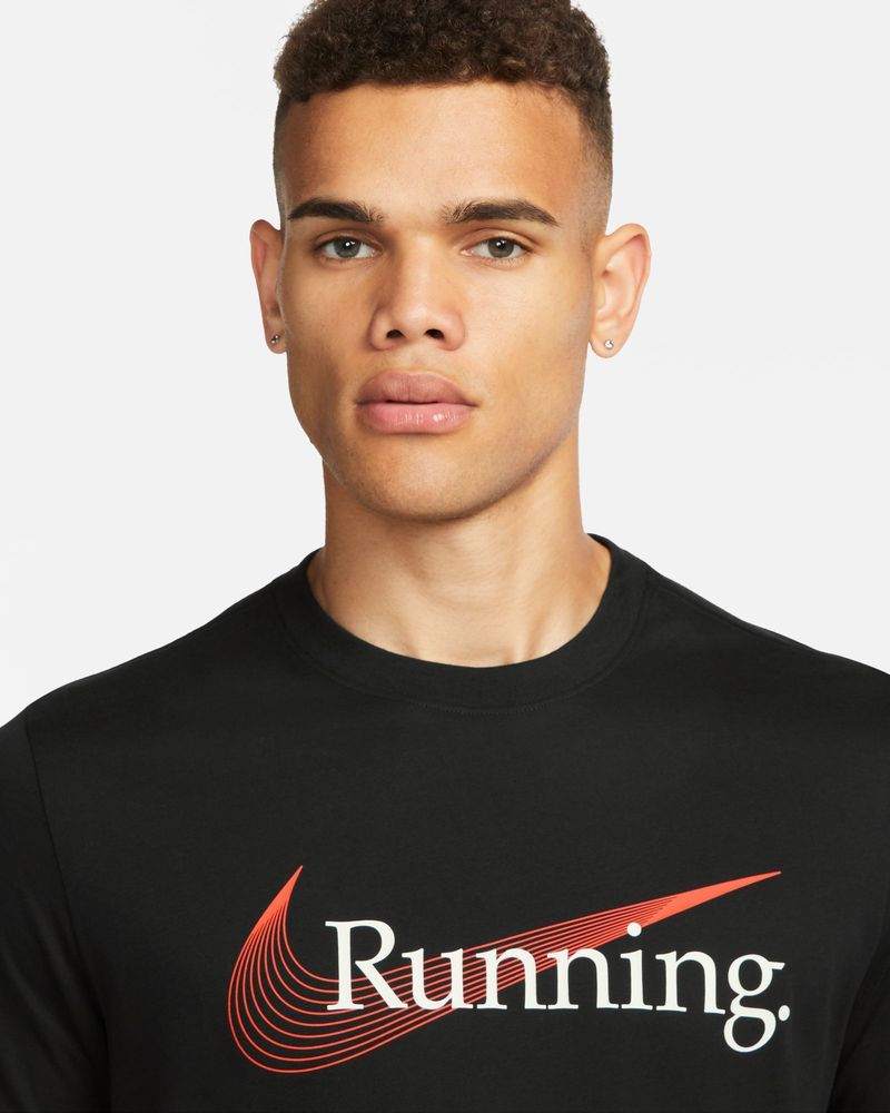 Nike dri fit outlet black t shirt
