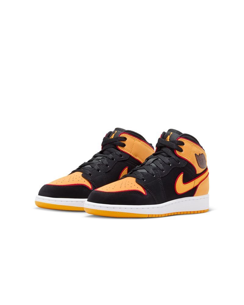 Jordan 1 noir orange sales