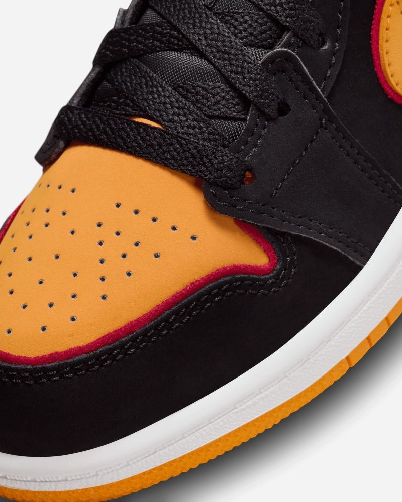 Jordan 1 mid deals orange enfant