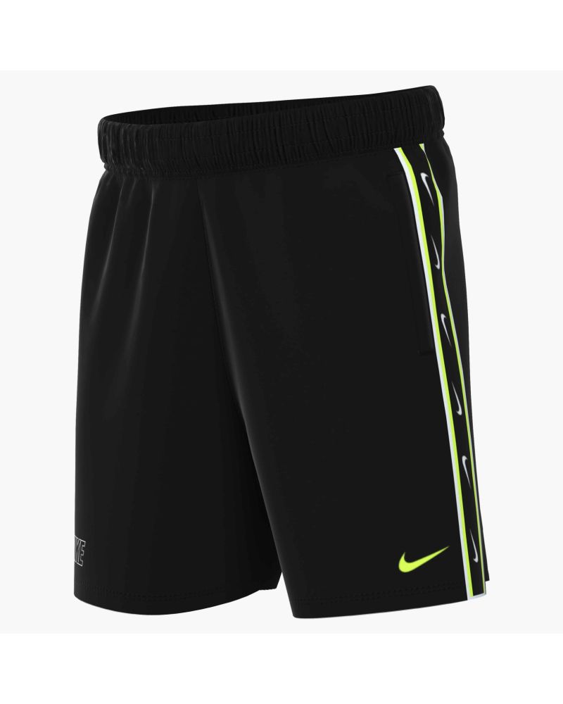 Black and top volt nike shorts