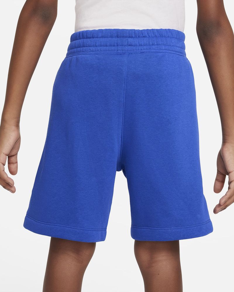 Royal blue nike fleece sales shorts