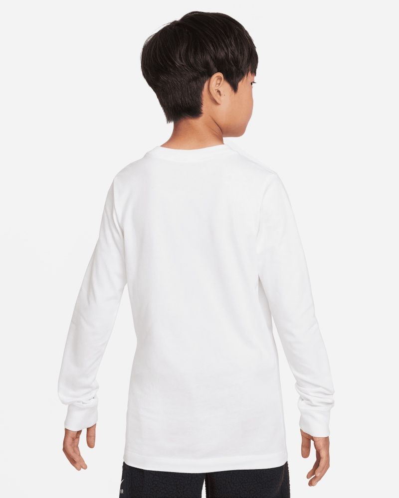 T shirt manche longue nike blanc new arrivals