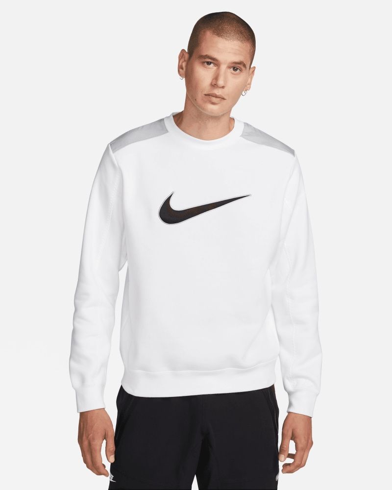 Sweat nike blanc homme deals