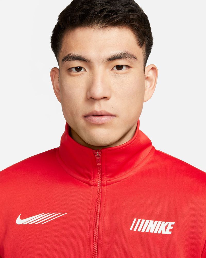Men s Nike Sportswear Standard Issue Red Jacket FN4902 657