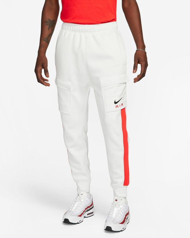 Men's Nike Sportswear Air Fleece White cargo pants