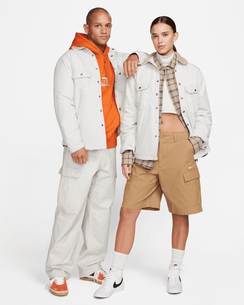 Veste de skateboard en flanelle rembourr e Nike SB Unisexe EKINSPORT