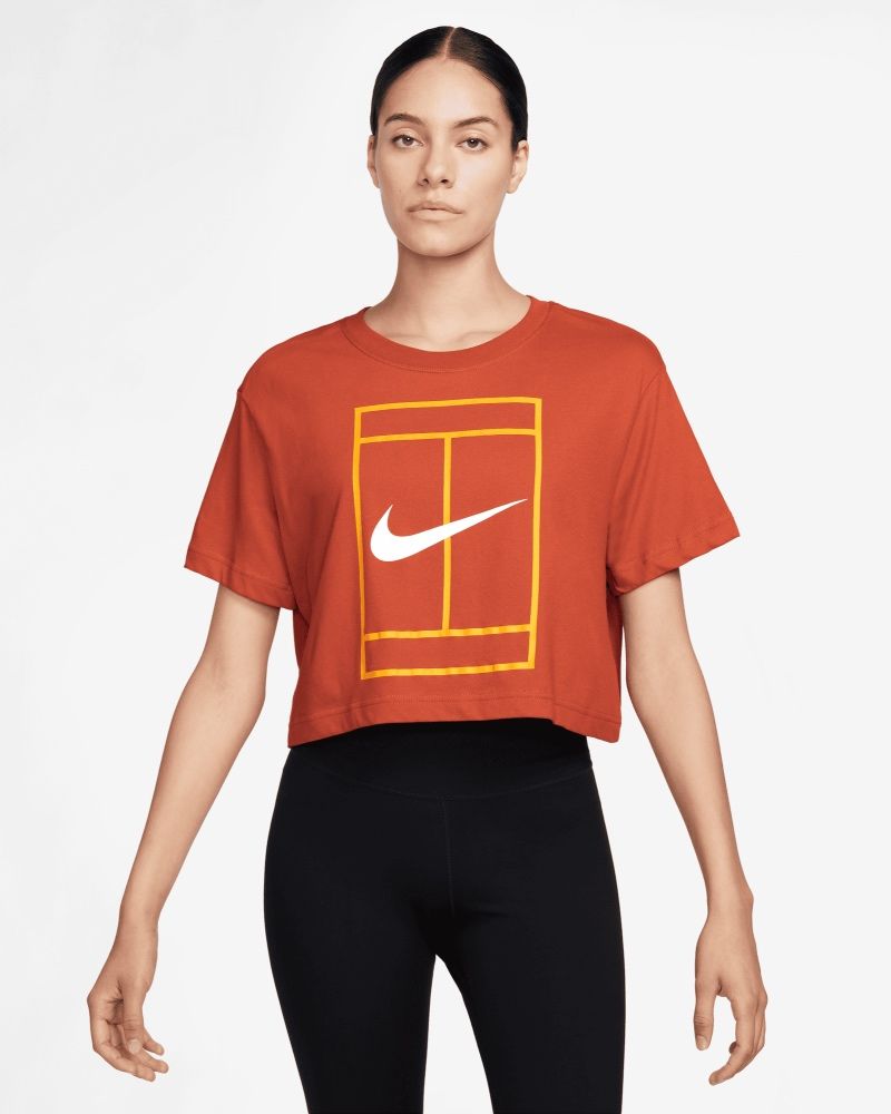 T shirt discount nike orange femme