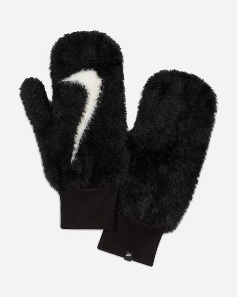 Unisex fluffy knit mittens EKINSPORT